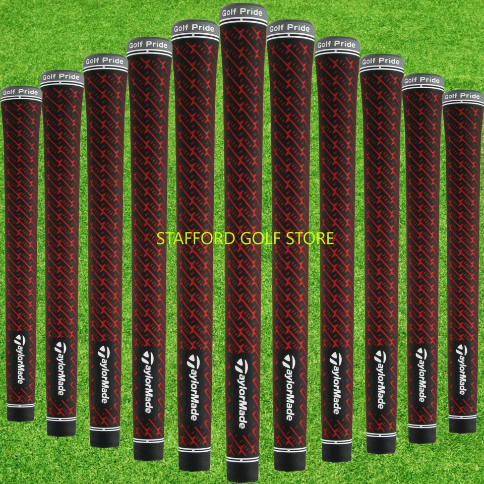 Juego de empuñaduras estándar para palos de golf TaylorMade Golf Pride negro/rojo Z-Grip Foto 2 de 4