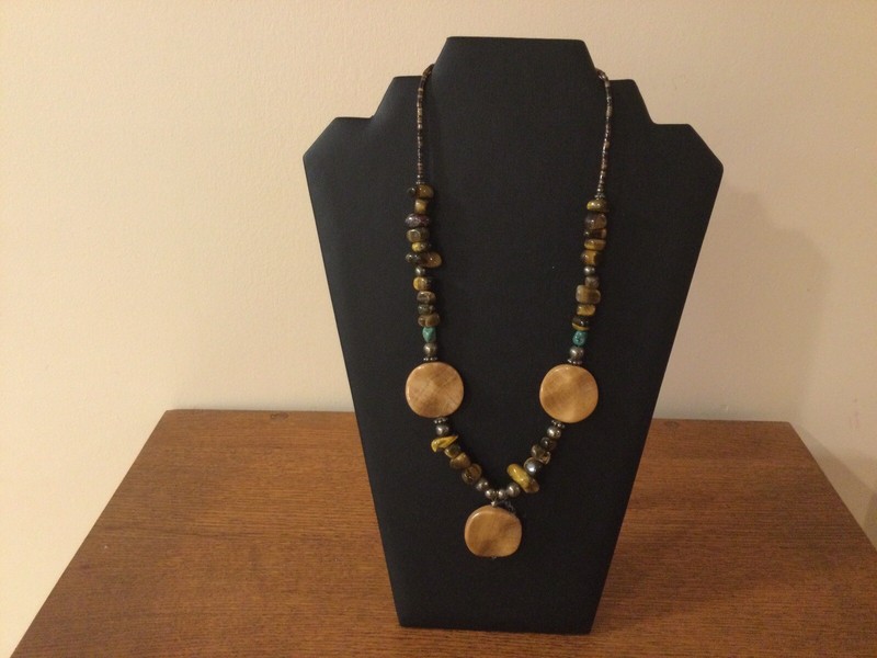 Navajo Natural Tigers Eye Jasper Necklace
