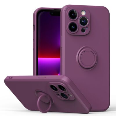 Handyhülle Für iPhone 17 16 15 14 13 Pro Max 11 12 Silikon mit Ring Ständer Case