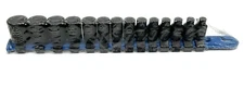 Matco Tools 14pc 1/4" DR ADV Metric 6 Point Shallow Impact Socket Set SAPM146V