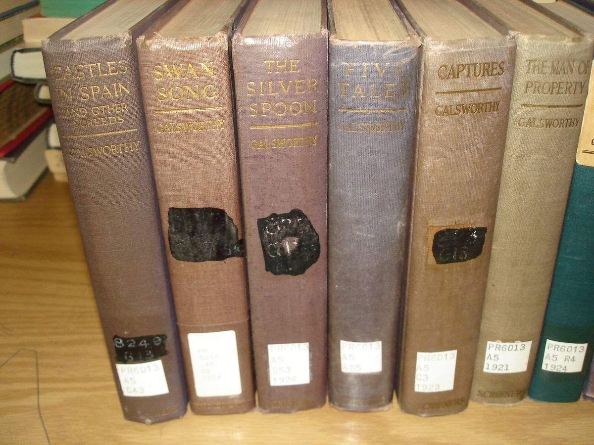 John Galsworthy lot of 9 vintage books Novels 1920s + Forsyte Saga