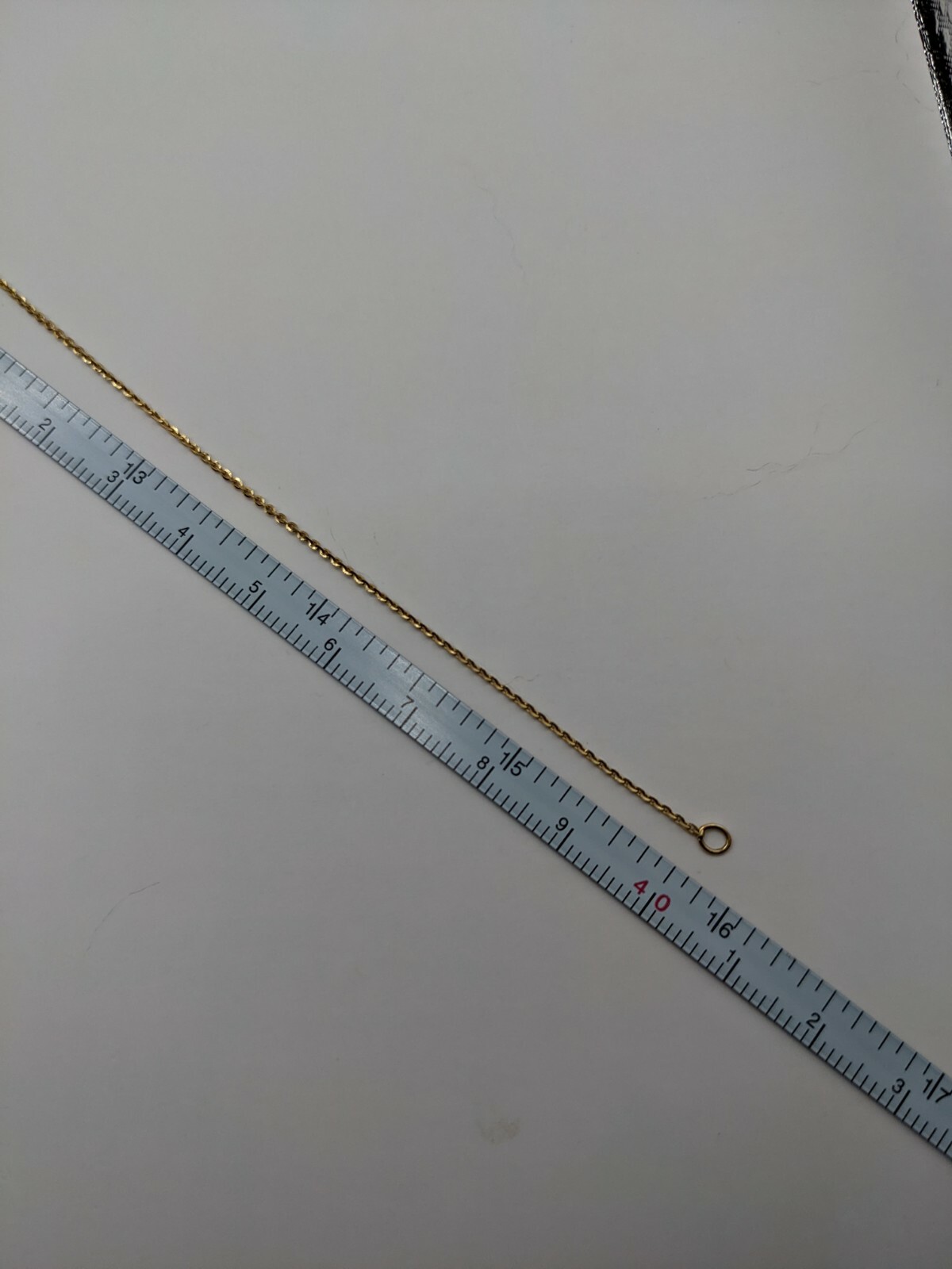 18kt Solid Gold "G" Initial Necklace - image 9