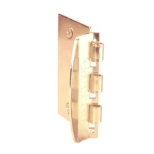 Prime-Line U 9887 Flip Action Door Lock â€“ Reversible Brass Privacy Lock with