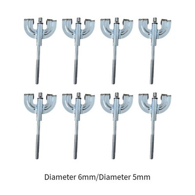 8 Stück Bass Drum Krallen Ersatz Haken Schrauben Drum Mount Reparatur Profi