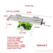 Electric Bench Drill Vise Fixture Drilling Machine Variable Speed Drilling Chuck