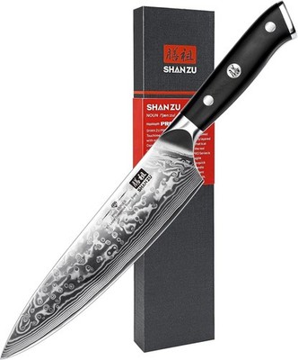 Chef Knife 8 Inch Japanese Steel Damascus Kitchen Knife, Professional Kitchen Kn