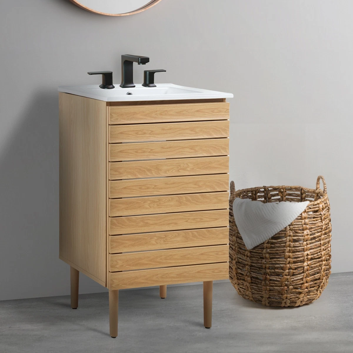 Traditional Single Sink Vanity Bathroom Vanities for sale | eBay