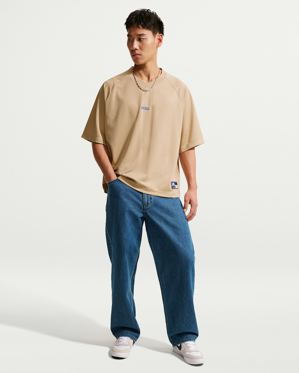 Nike SB Jacquard Skateboard Jersey Top Linen IF1303-286 Japan Size