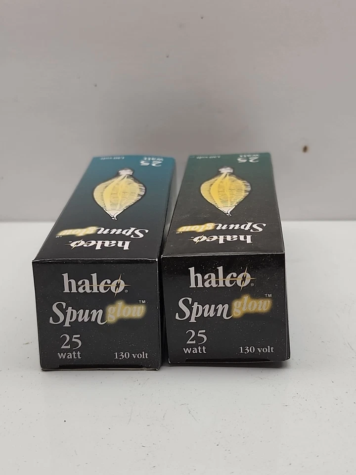 2 X Halco 100210 Decorative C11 Spun Glow Bulbs - Candelabra Base 130V 25 Watt - Image 3 of 3