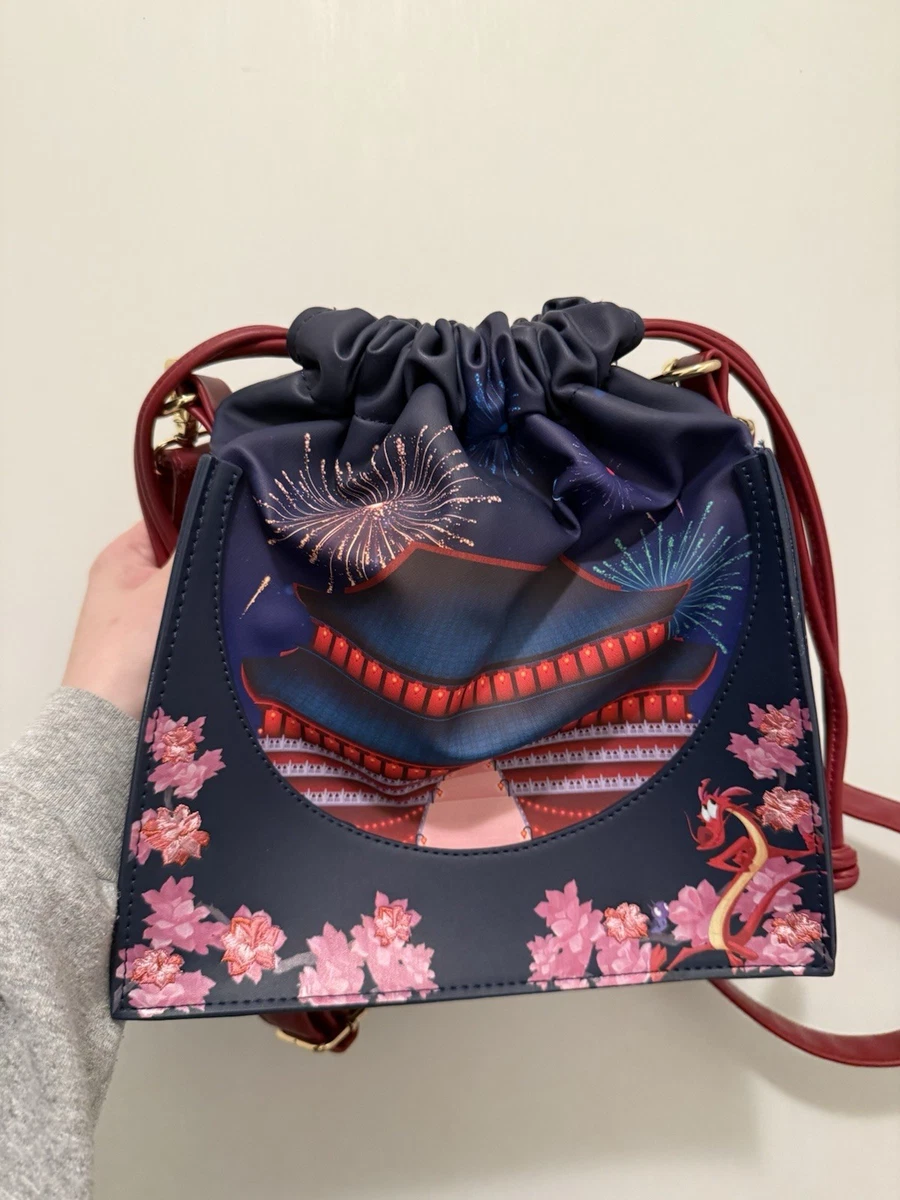 VINTAGE Disney’s MULAN Children’s BACKPACK Purple Fan Shaped by Pyramid Handbags CPSC, Pyramid Accessories Inc. Announces Recall of  main image 2
