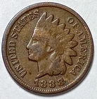 Indian Head Penny Lot of "1" VERY NICE 1888 GOOD OR BETTER°$ FREE SHIPPING $#V85