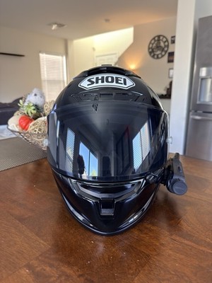 Shoei X14 Gloss Black Racing Motorcycle Helmet Size S w/Sena 10C