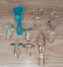 Vintage Glass Perfume Bottle Stoppers Lot of ...