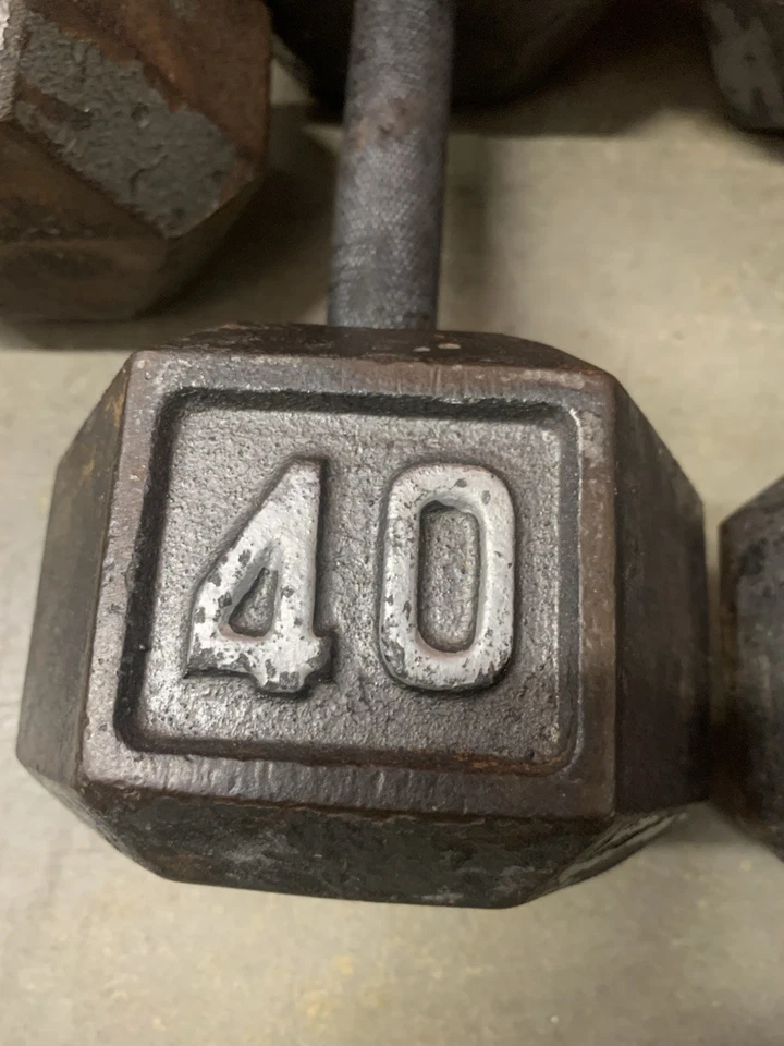 Juego de 6 pesas libres (usado) Foto 4 de 4