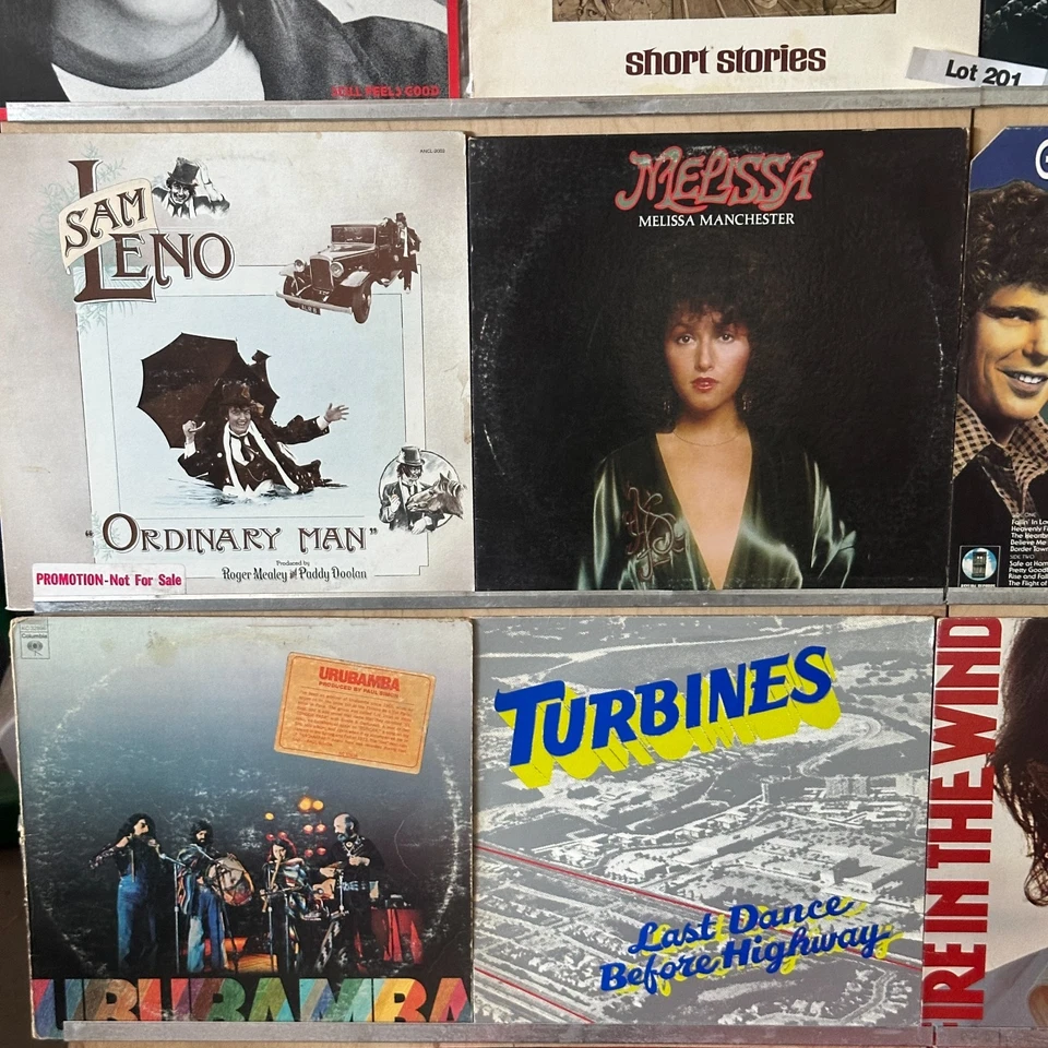 16 LP Rock Folk Pop Lot VG-EX Harry Chapin Melissa Manchester Cris Williamson - Image 4 of 4