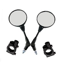Motorcycle Side Mirrors, HD Glass Wide Angle Rear View Mirrors For