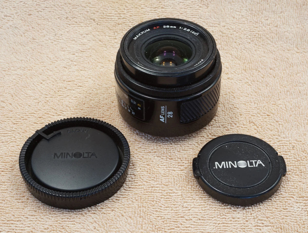 Minolta A-mount 28mm Focal Camera Lenses for sale | eBay