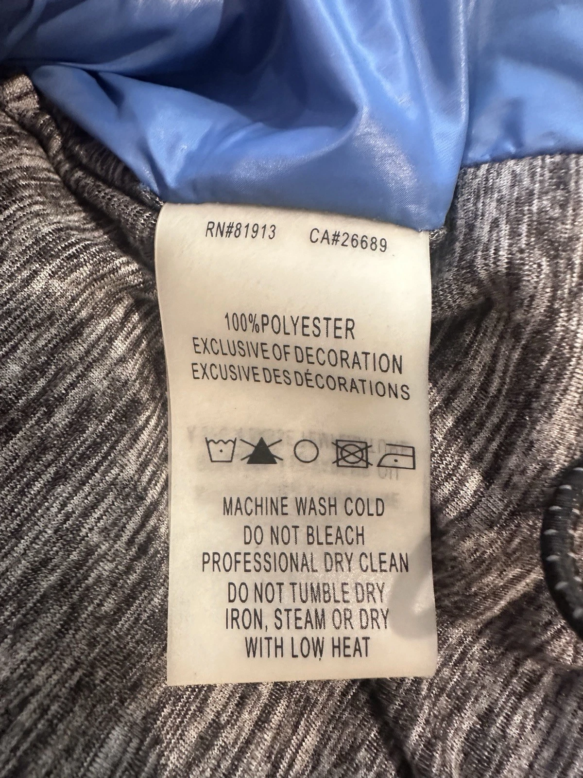 Robert Graham X Collection Puffer Vest Mens Large Navy Blue Glen Plaid Full Zip - product detail image 7