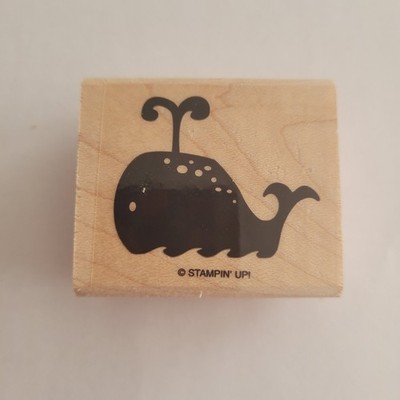 Whale Mounted Rubber Stamp Stampin' Up