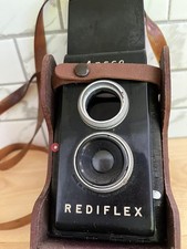 Vintage Ansco Rediflex Camera Ribbed Strap 620 Film Viewfinder Hood