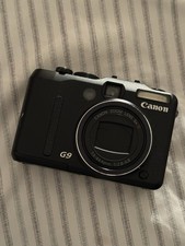 Canon PowerShot G9 PC1250 Digital Camera Black with Battery + Charger