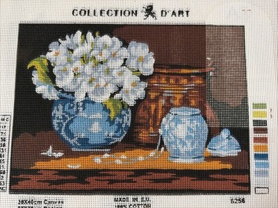 Collection D Art Printed needlepoint canvas 30x40cm  Canvas Only