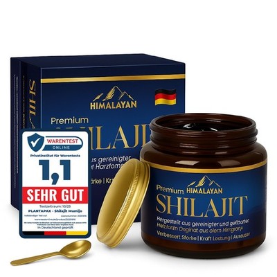 Himalaya Shilajit  | Mumijo Resin 20g | 85 Mineralien u. Fulvosäure Laborgeprüft