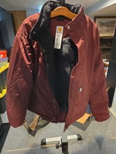 Carhartt Insulated Full-Zip Jacket Men's Size Med J174-RDW Size Large