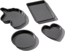 Kids Baking Set Compatible with Easy Bake Oven  Fun Oven Pan Set of 4 Made of F