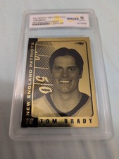 2003 MERRICK MINT 23K GOLD TOM BRADY LASER LINE WCG 10 PATRIOTS SP