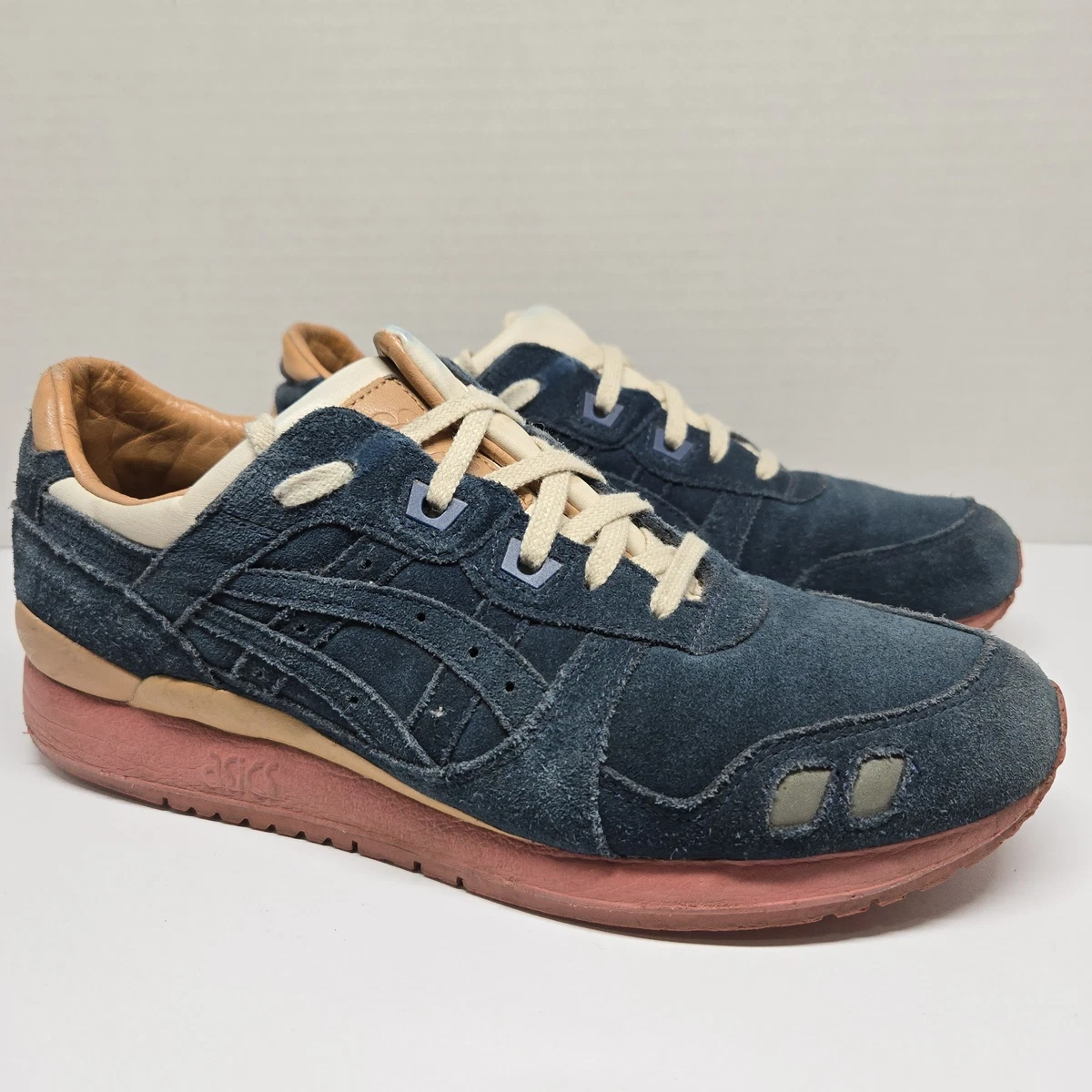 美品 asics Gel-LyteIII Packer Shoes 27.5 ASICS Packer Shoes x J.Crew x Gel Lyte 3 1907 Collection Navy for