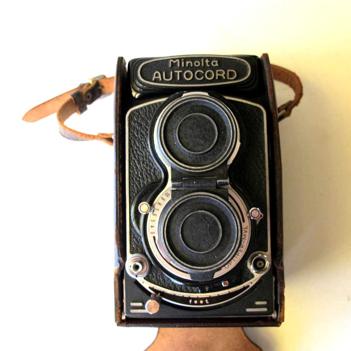 Minolta Autocord TLR Film Camera Rokkor 75mm Vintage