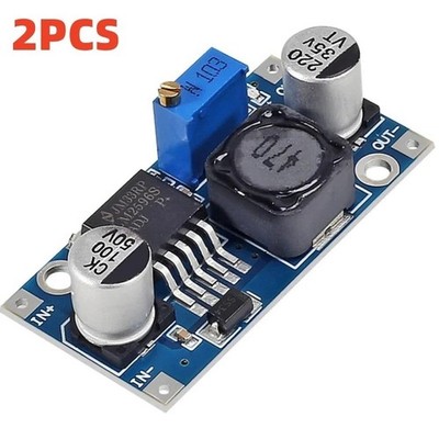 2PCS LM2596 DC-DC Buck Converter   3.0-40V to 1.5-35V Step Down Power Module