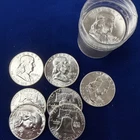 1959 Franklin Half Dollar 50c UNC Roll - 20 Coins Uncirculated