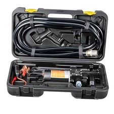 12V Electric Fuel Transfer Pump, Gasoline Transfer Pump Moves 90 Gallons of