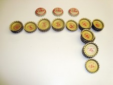 Unused Coca-Cola Tour The World Bottle Caps, 80 thru 89, 35 In All