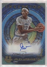 2022-23 Bowman Inception University Blue Foil /99 Jalen Washington Auto y6z