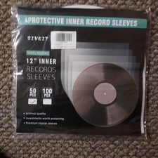 50 SIVEIT protective inner record sleeves NEW