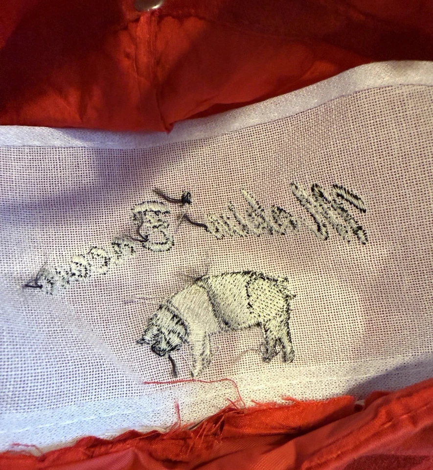 Vintage Professional Farmer Hat Makin Bacon Rodeo Leather Strap Rope Pig - Image 4 of 4