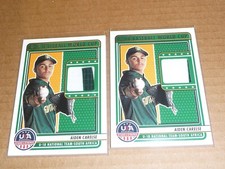 2023 Panini USA STARS STRIPES AIDEN CARELSE JERSEY LOT OF 2