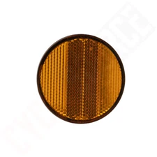 ENIX Bike Plastic 2.5" Rear Round Reflector Amber