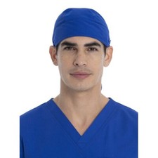 2-Pack Scrubstar Adult Unisex Surgical Scrub Caps, Electric Blue