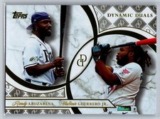 2024 topps dynamic duals baseball randy arozarena/ vladimir guerrero jr. #44