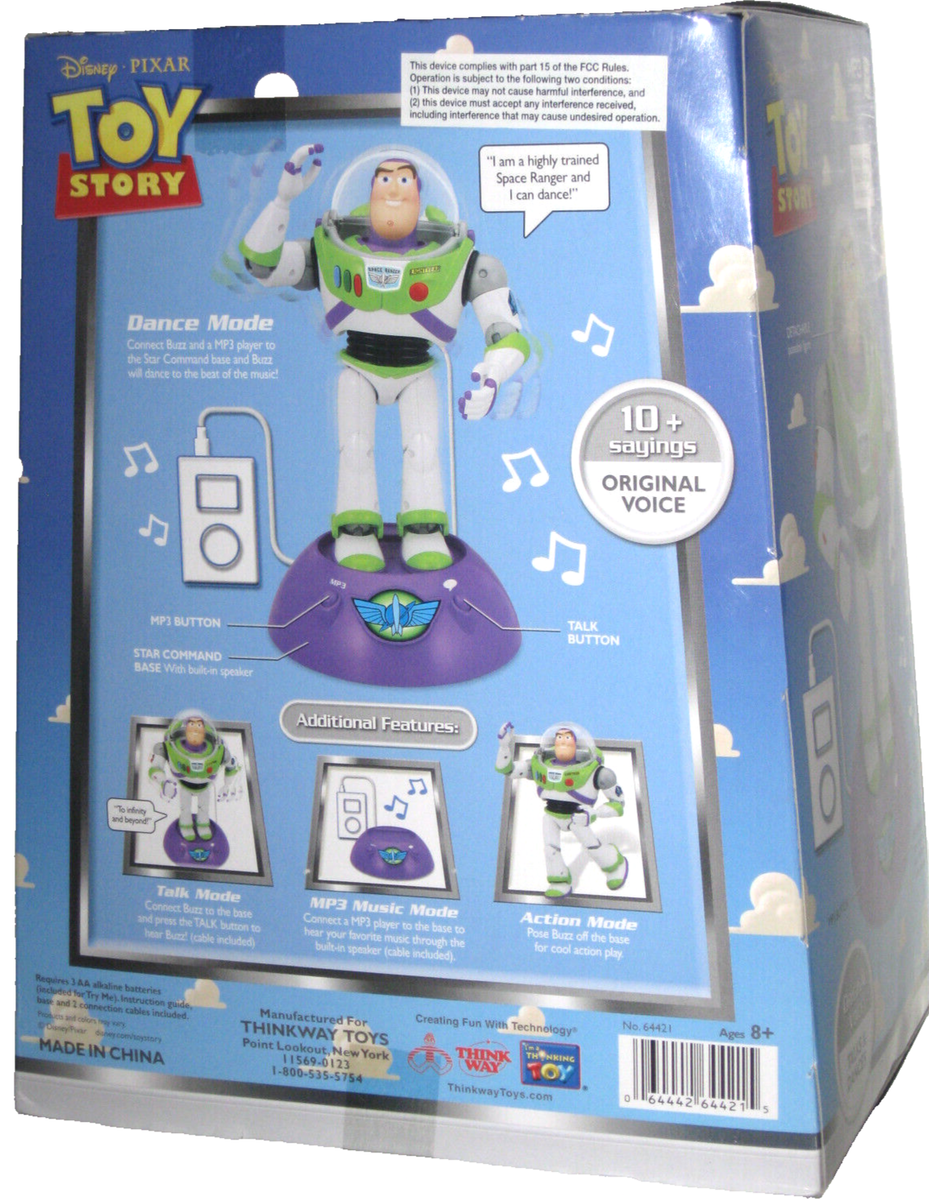 Buzz Lightyear iDance Music Player External MP3 etc Speaker
