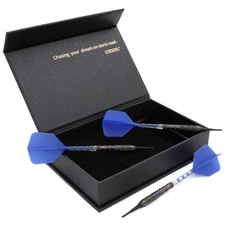 CUESOUL SUSPENSION 19g 90% Tungsten Soft Tip Dart Set with Oil Paint Finished