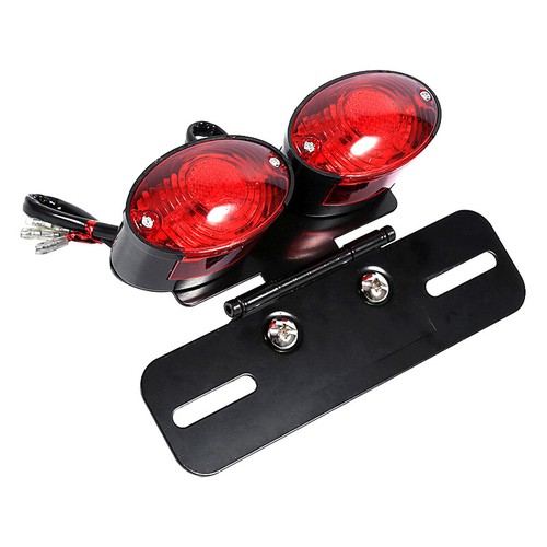 1x Motorcycle Rear LED Integrated Taillight Brake Turn Signal License Plate Lamp - Picture 4 of 9