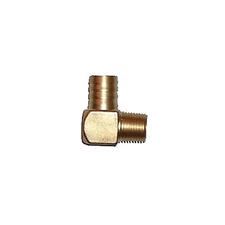 Brass 1/2" NPT male to 1" barbed straight, cooling system hardware