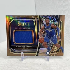 Harrison Barnes /49 2019-20 Panini Select Throwback TM-HBN Material