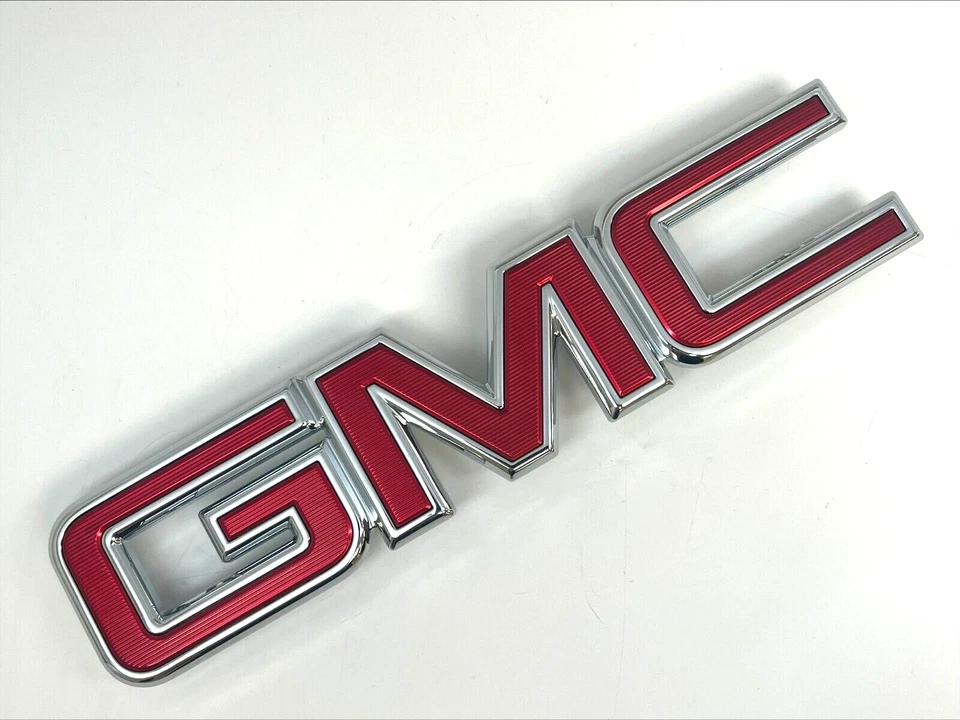 2015-2020 GMC Yukon 2015-2020 GMC Canyon красная хромированная передняя решетка с эмблемой новая от оригинального производителя - Изображение 2 из 4