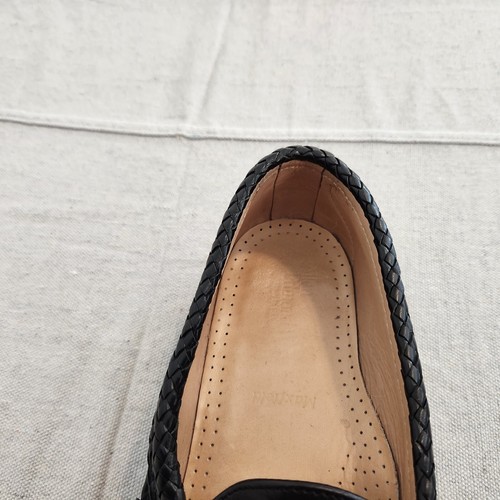 Allen Edmonds Shoes Mens 11 A (Narrow) Maxfield Black Leather Tasselled Loafers - Picture 4 of 17